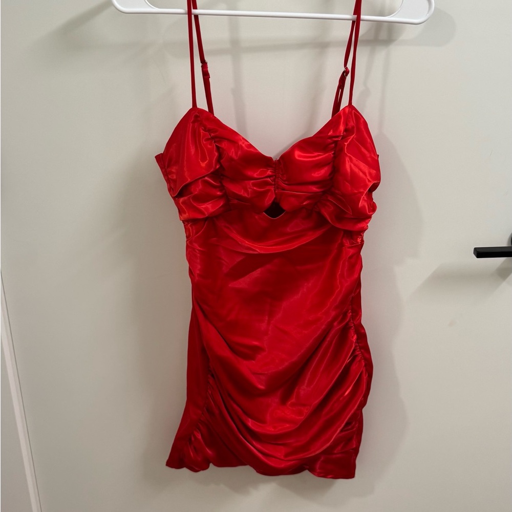 Angel Biba Red Satin Chemise